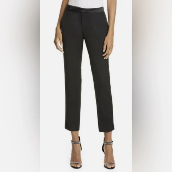 Equipment Burcet 100% Wool Ankle Trouser Dress Pants Luxe Career Office Size 10 - Picture 3 of 10